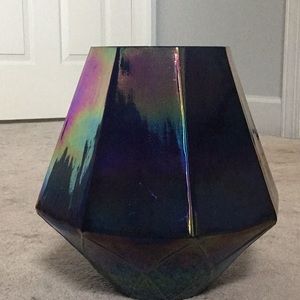 Metallic vase